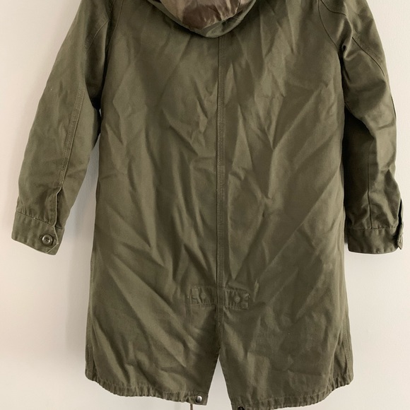 Lowrys farm green parka coat size medium - Picture 6 of 10